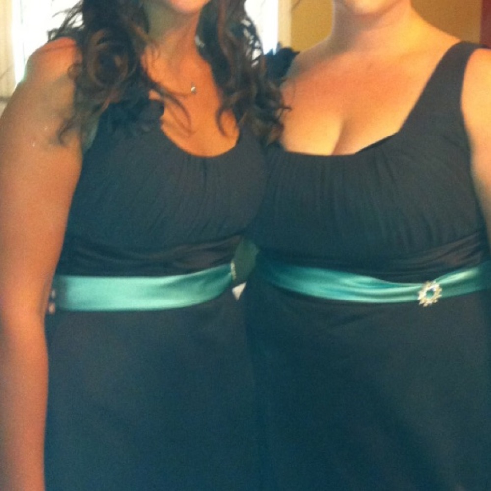 Brown formal dress